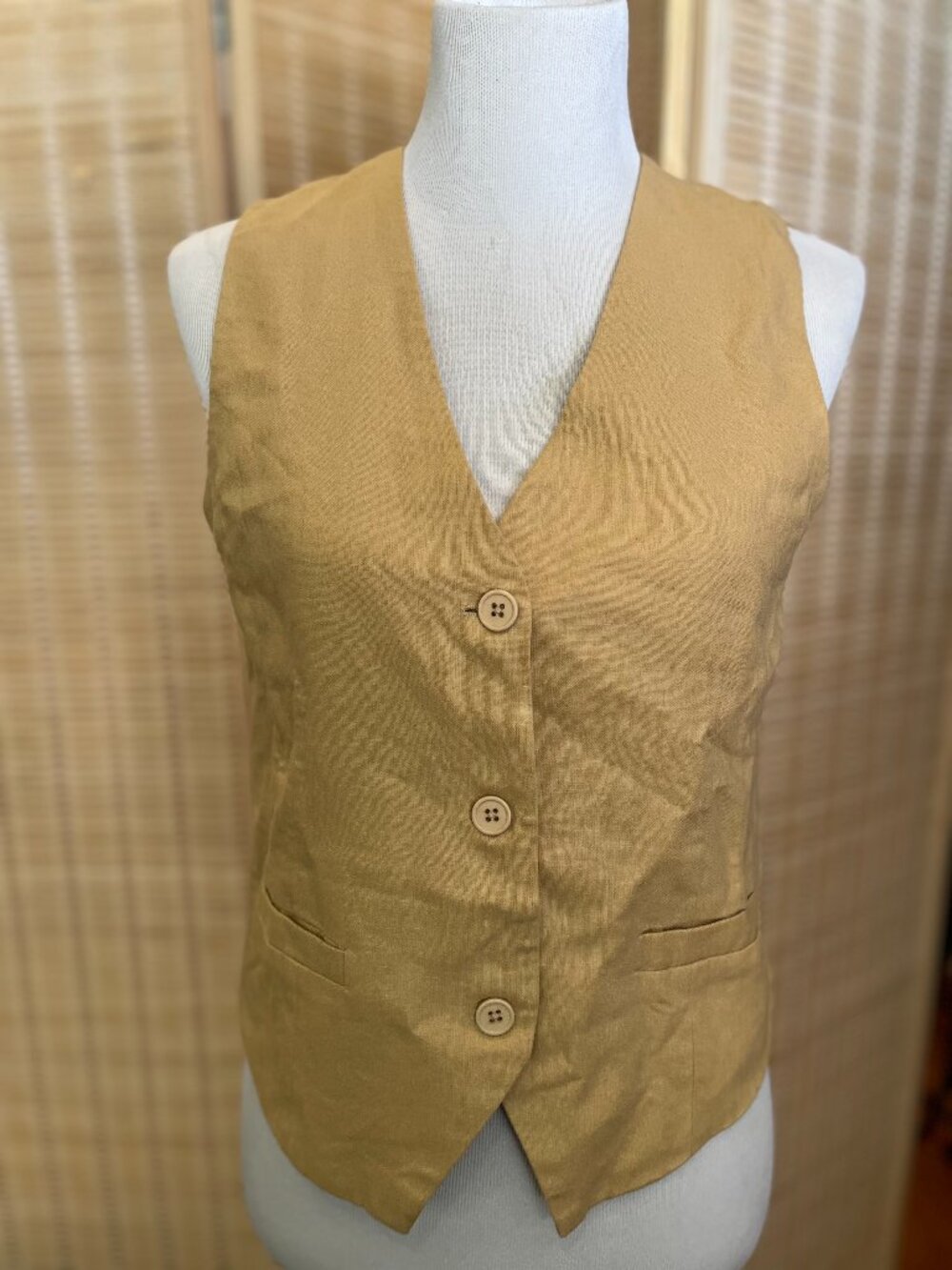 Linen Vest - Never Worn